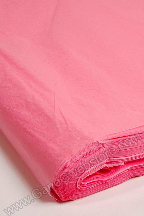 24&quot; X 36&quot; Waxed Tissue Sheets Azalea Pkg/400