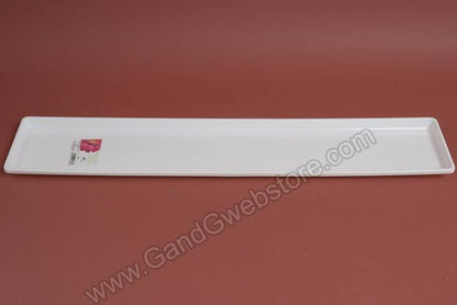 34.25&quot; X 6.5&quot; Flower Box Plastic Tray White