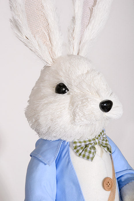 34"/35" Boy &amp; Girl Easter Rabbit White/Pink/Blue Set/2