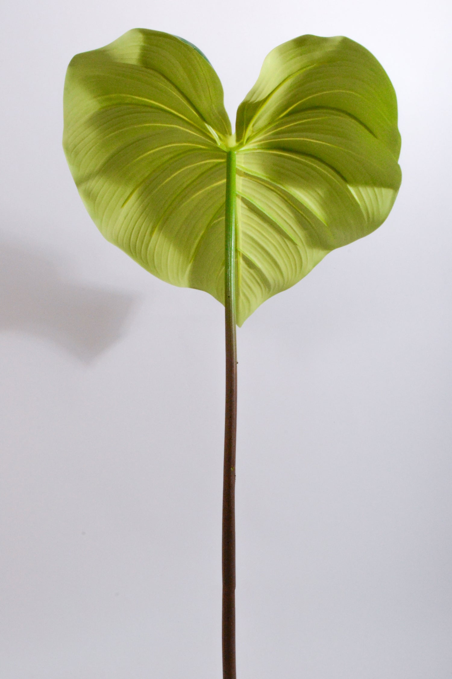 29" Artificial Alocasia Leaf Green