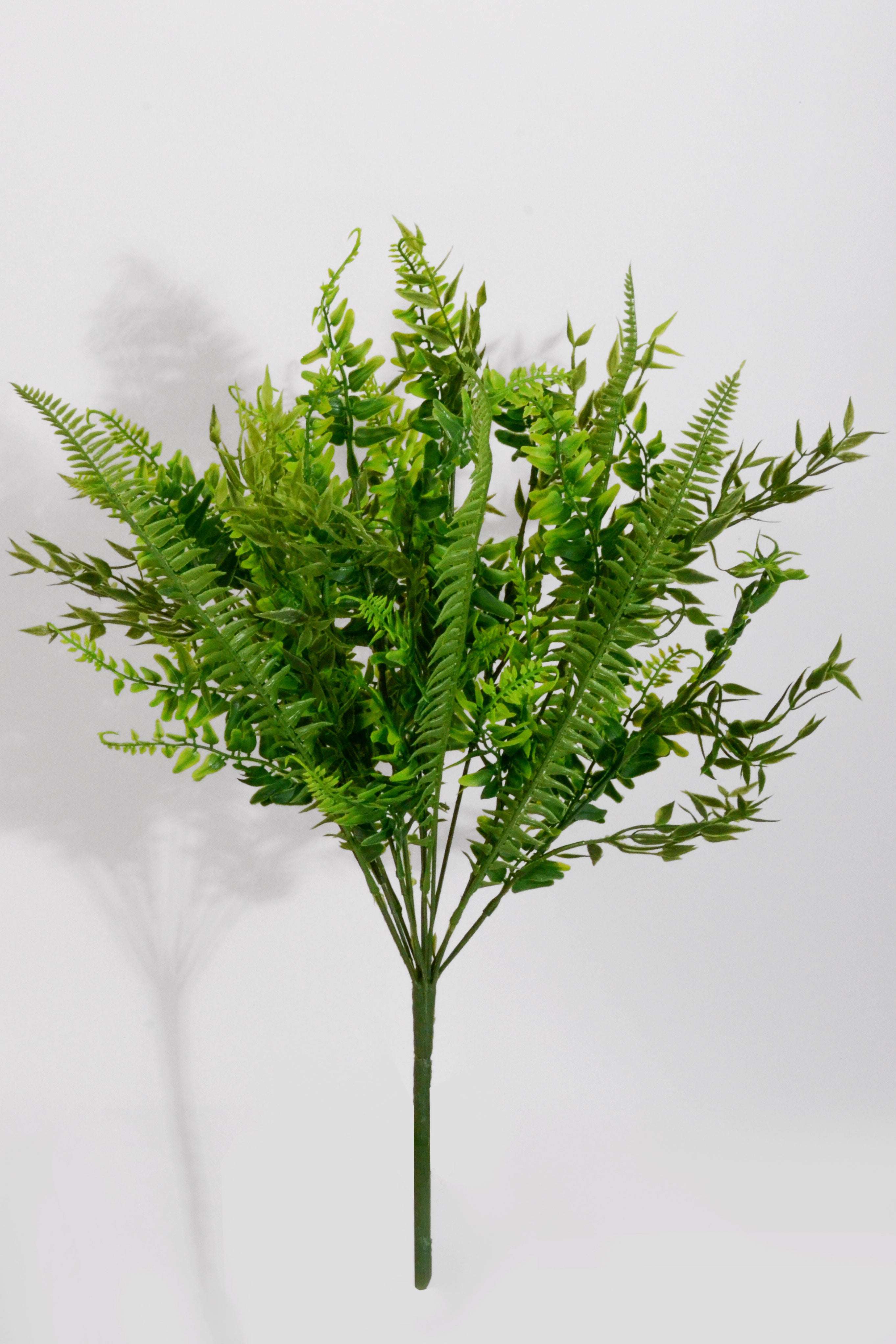 19 Artificial Mixed Greenery Bush Green