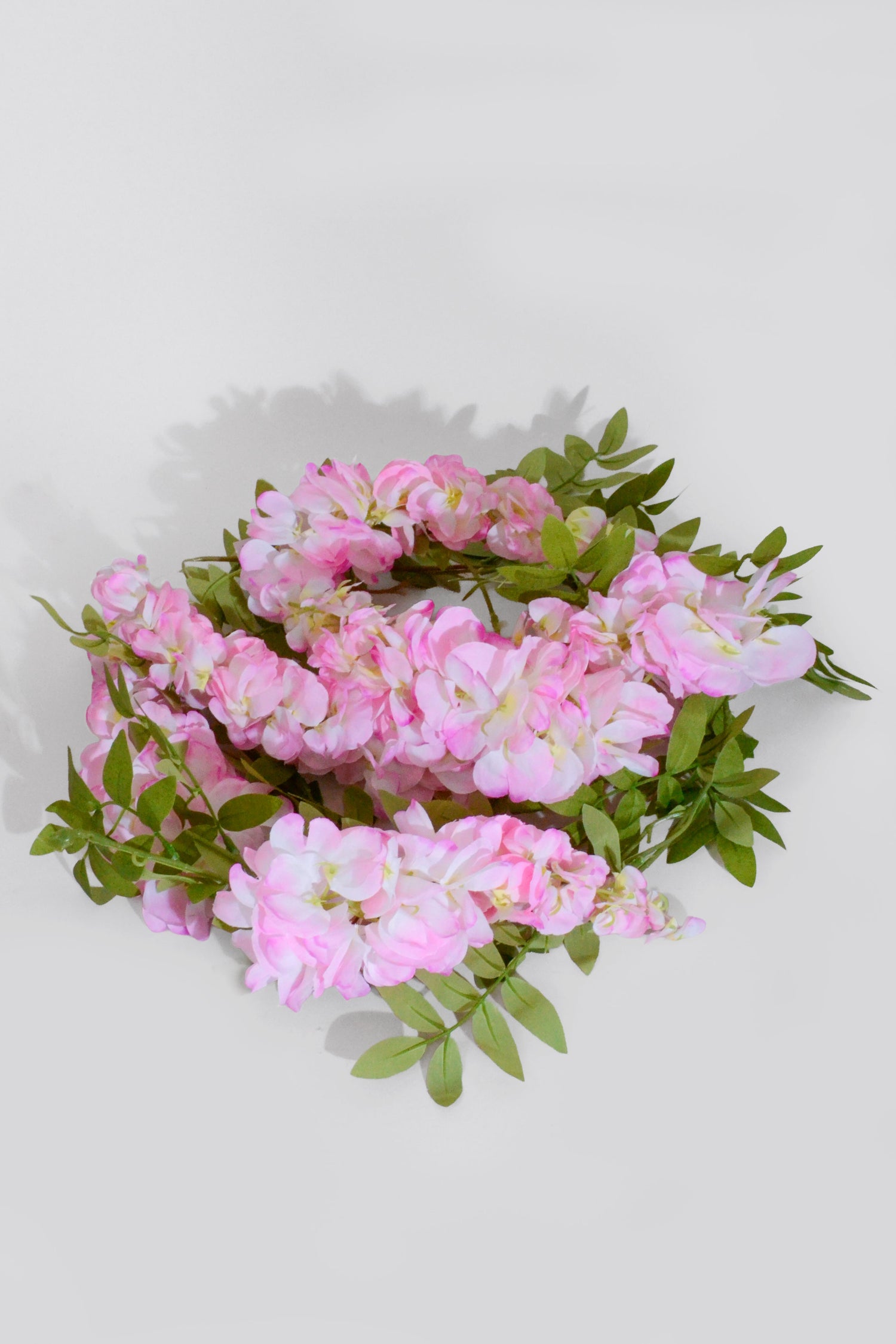 6Ft Artificial Wisteria Garland Pink