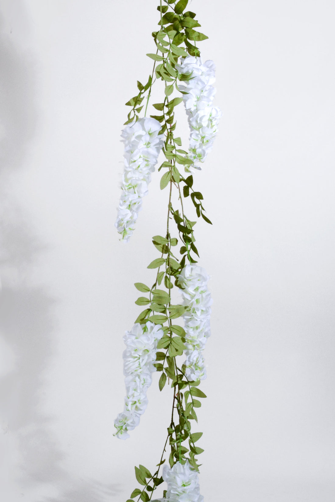 6Ft Artificial Wisteria Garland Cream