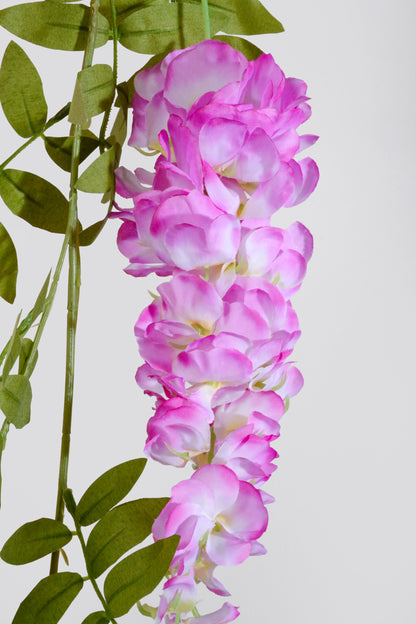 6Ft Artificial Wisteria Garland Lilac