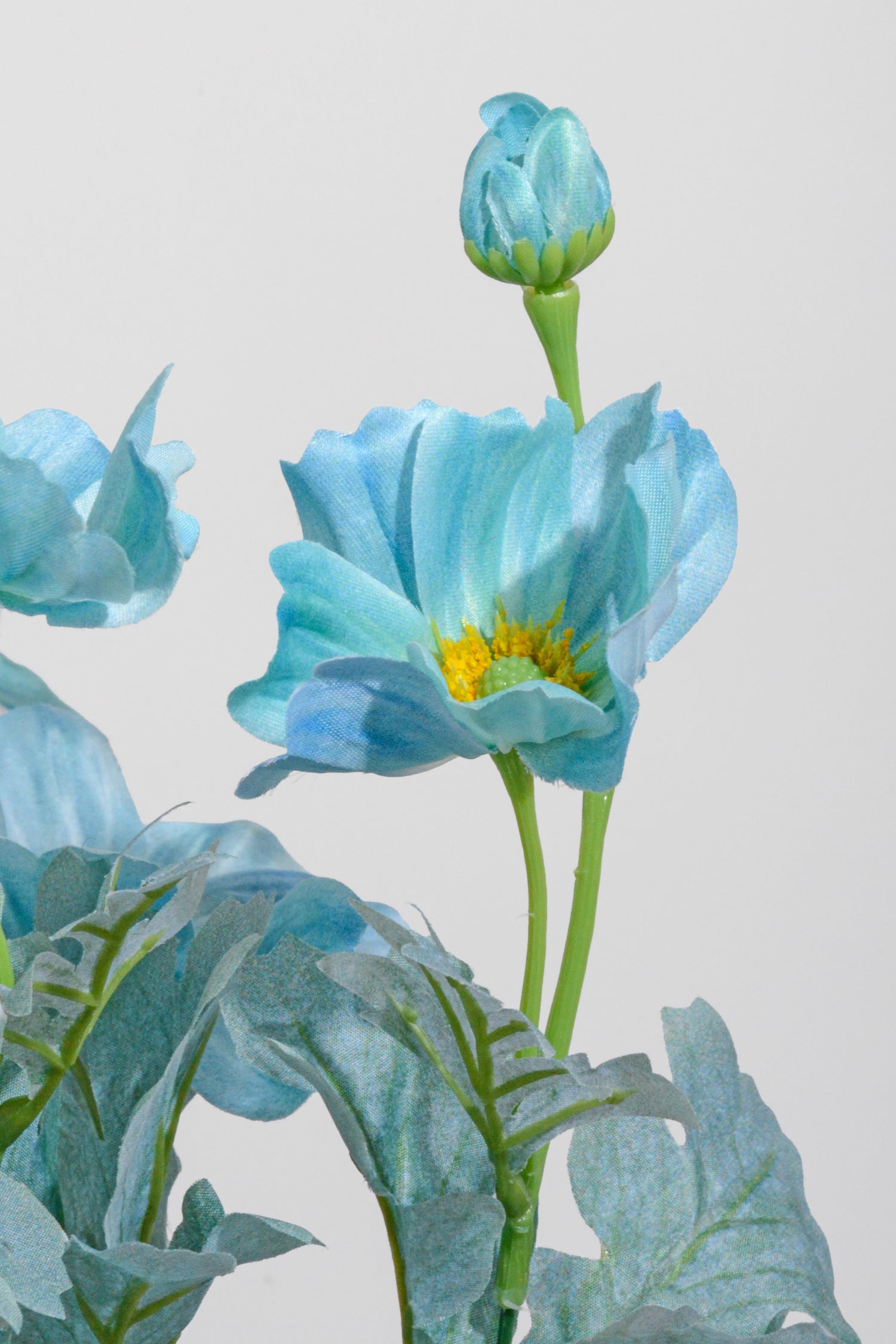 22" Silk Cosmo Bush Teal