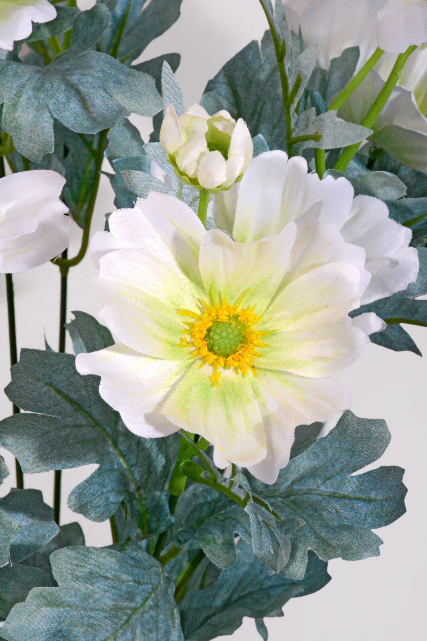 22" Silk Cosmo Bush Cream