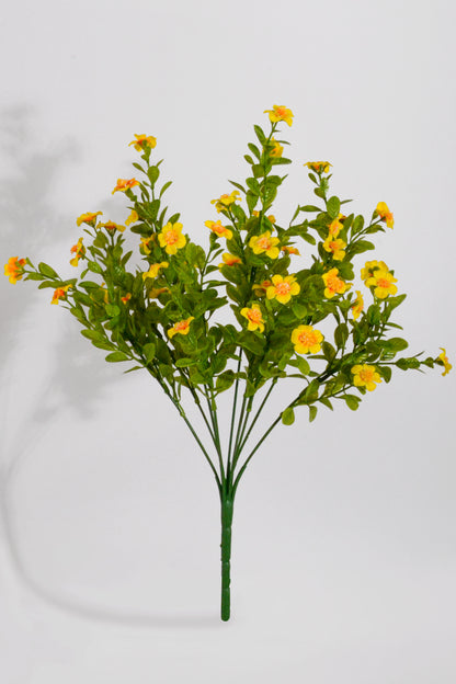 16" Artificial Filler Bush Yellow