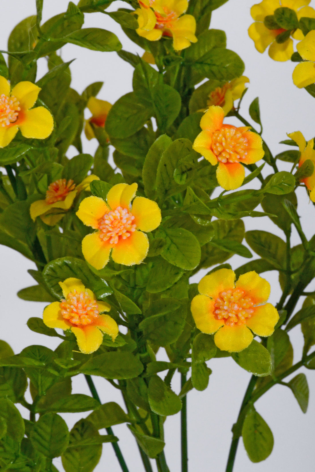 16" Artificial Filler Bush Yellow