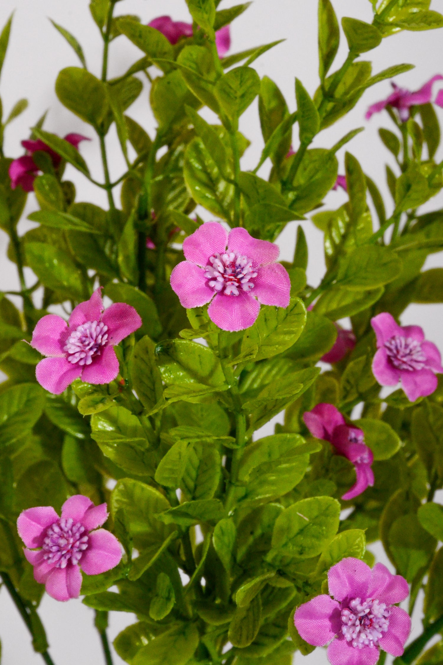 16" Artificial Filler Bush Fuchsia