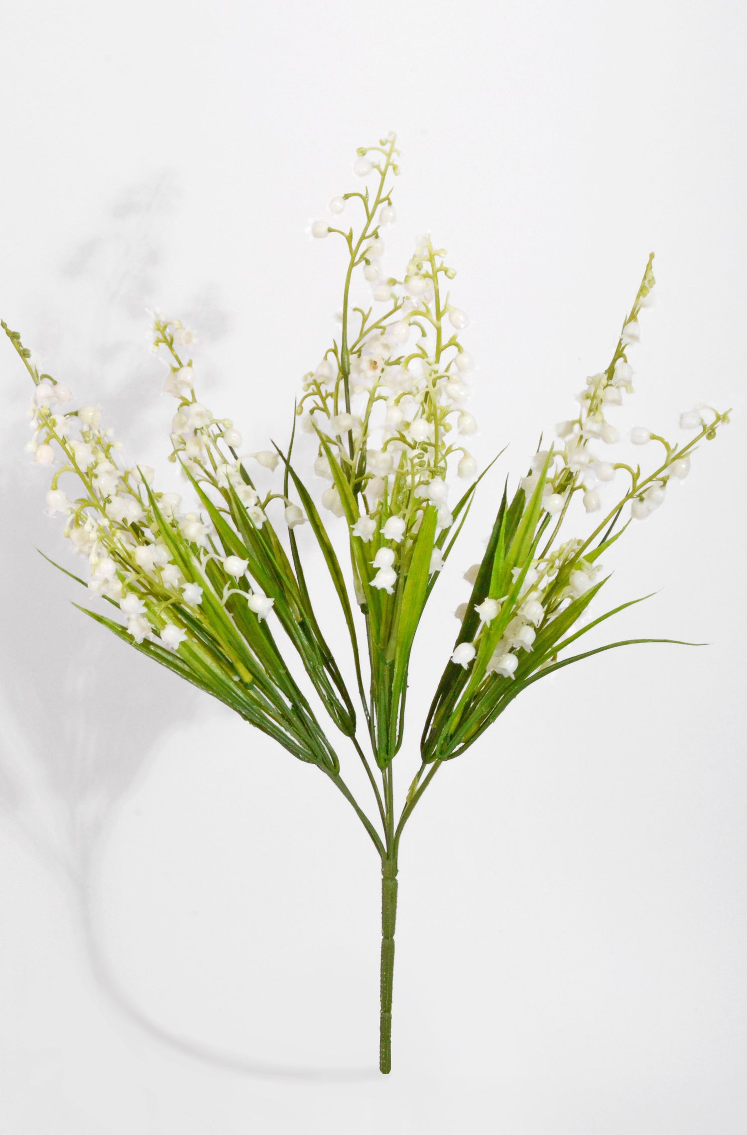 16" Artificial Lily Of Valley Bush Cream