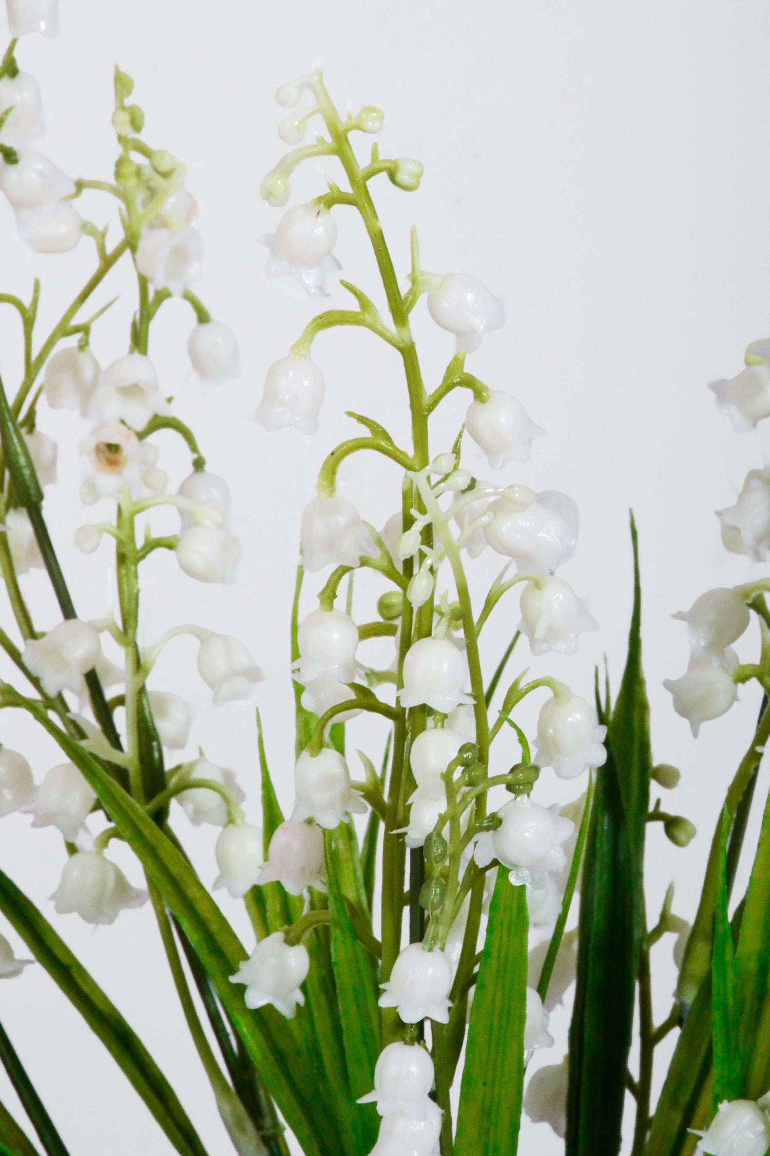 16" Artificial Lily Of Valley Bush Cream