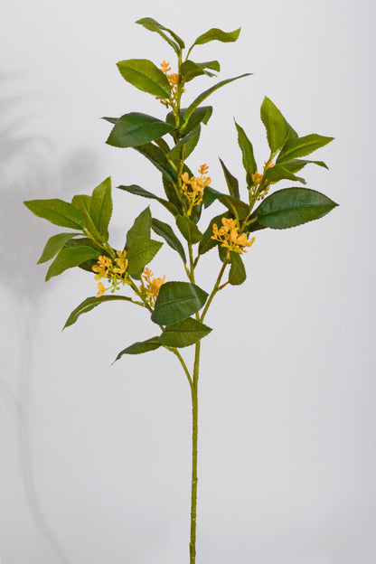 27.5" Artificial Sweet Osmanthus Spray Yellow
