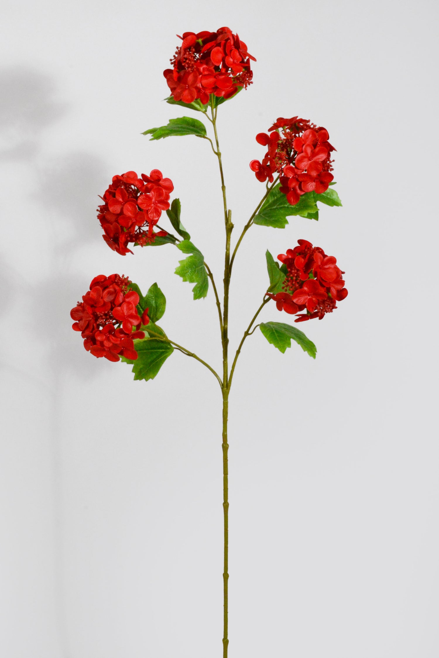 37" Artificial Snowball Spray Red