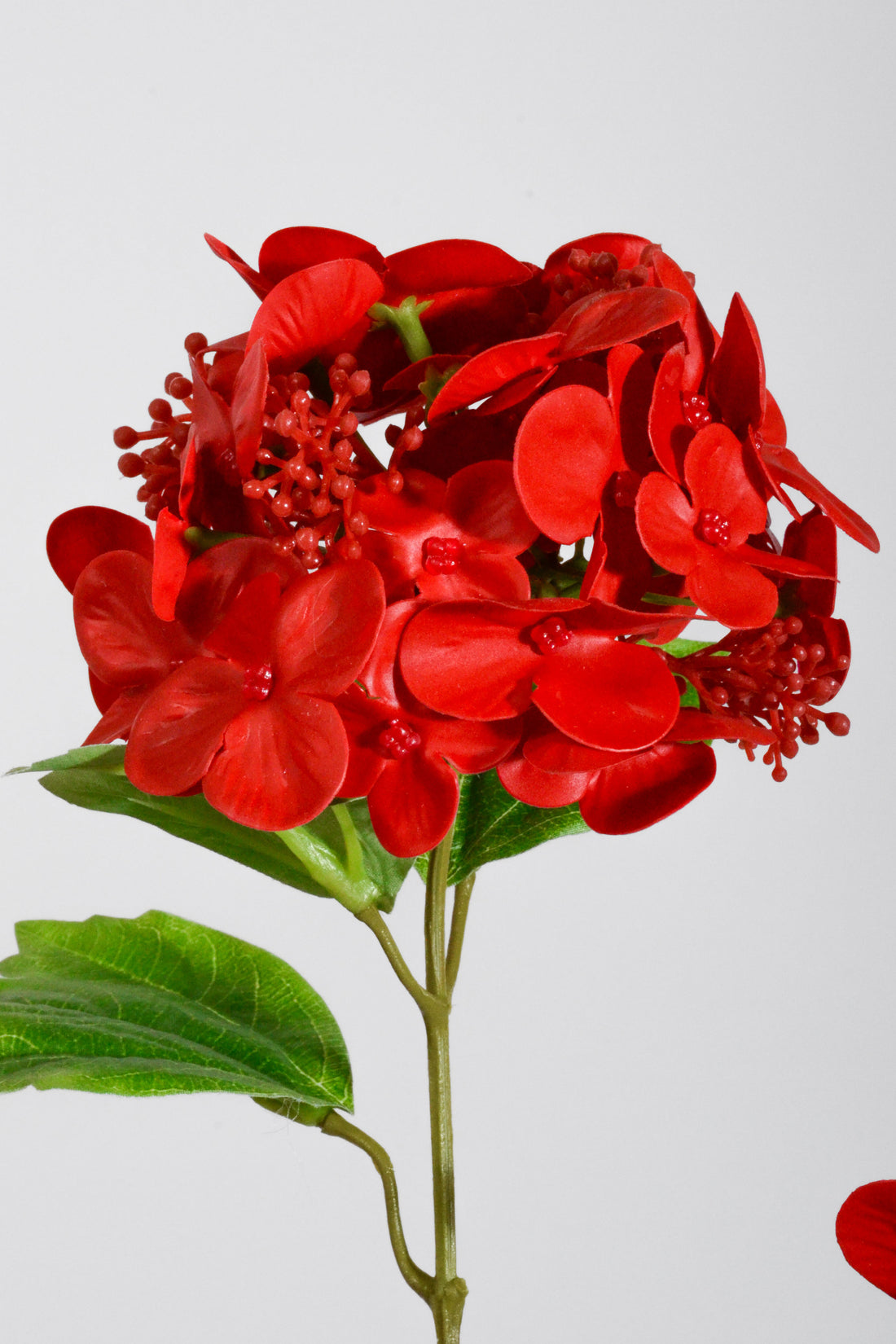 37" Artificial Snowball Spray Red