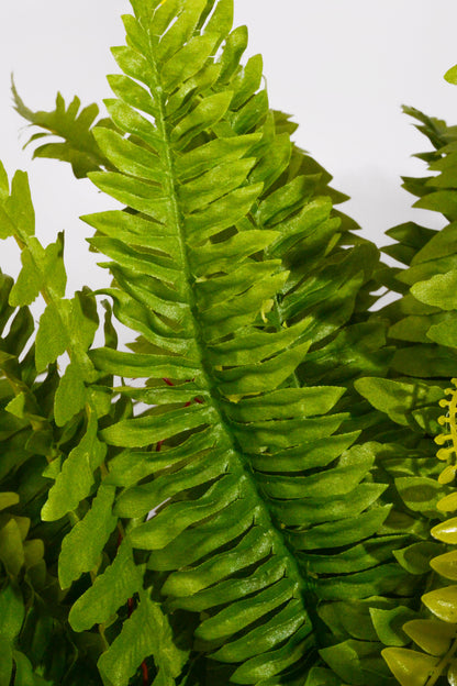 26" Artificial Boston Fern Green