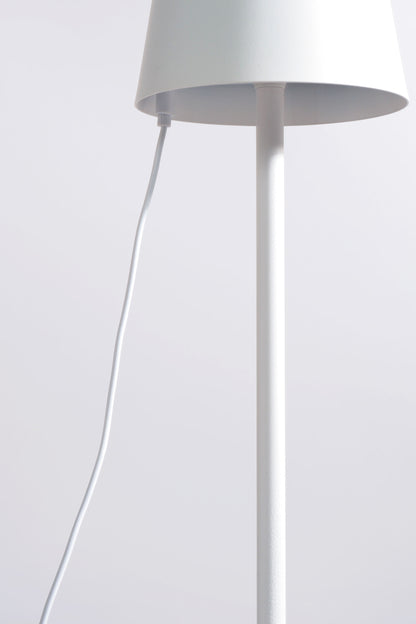 15" Usb Charging Touch Lamp White