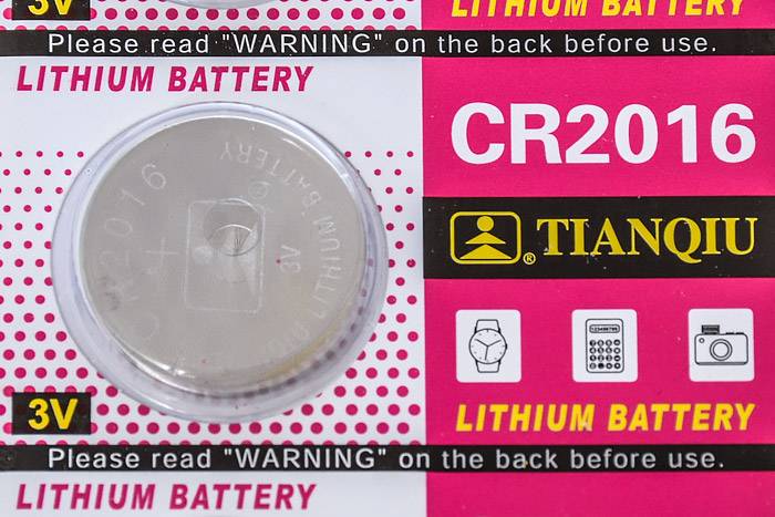 3 Volt Coin Batteries Pkg/5