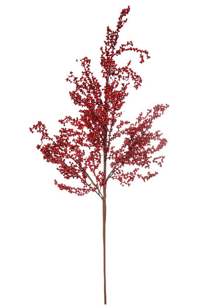 35" Berry Spray Red