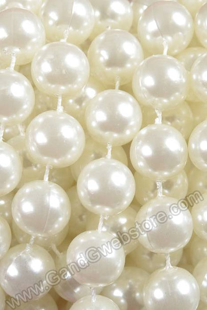 14mm X 8yds Pearl Garland Ivory
