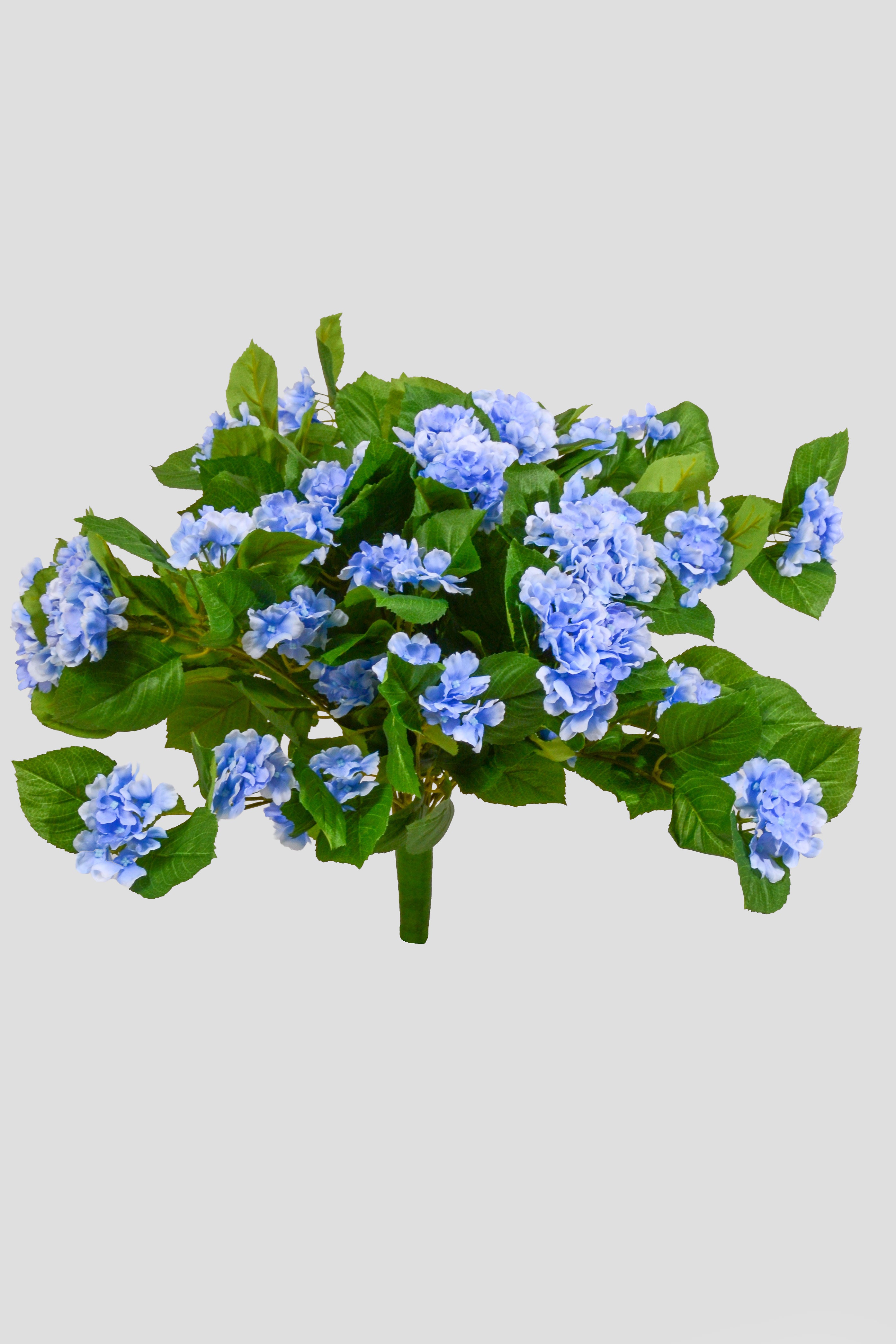 21" Uv Silk Hanging Hydrangea Plant Blue
