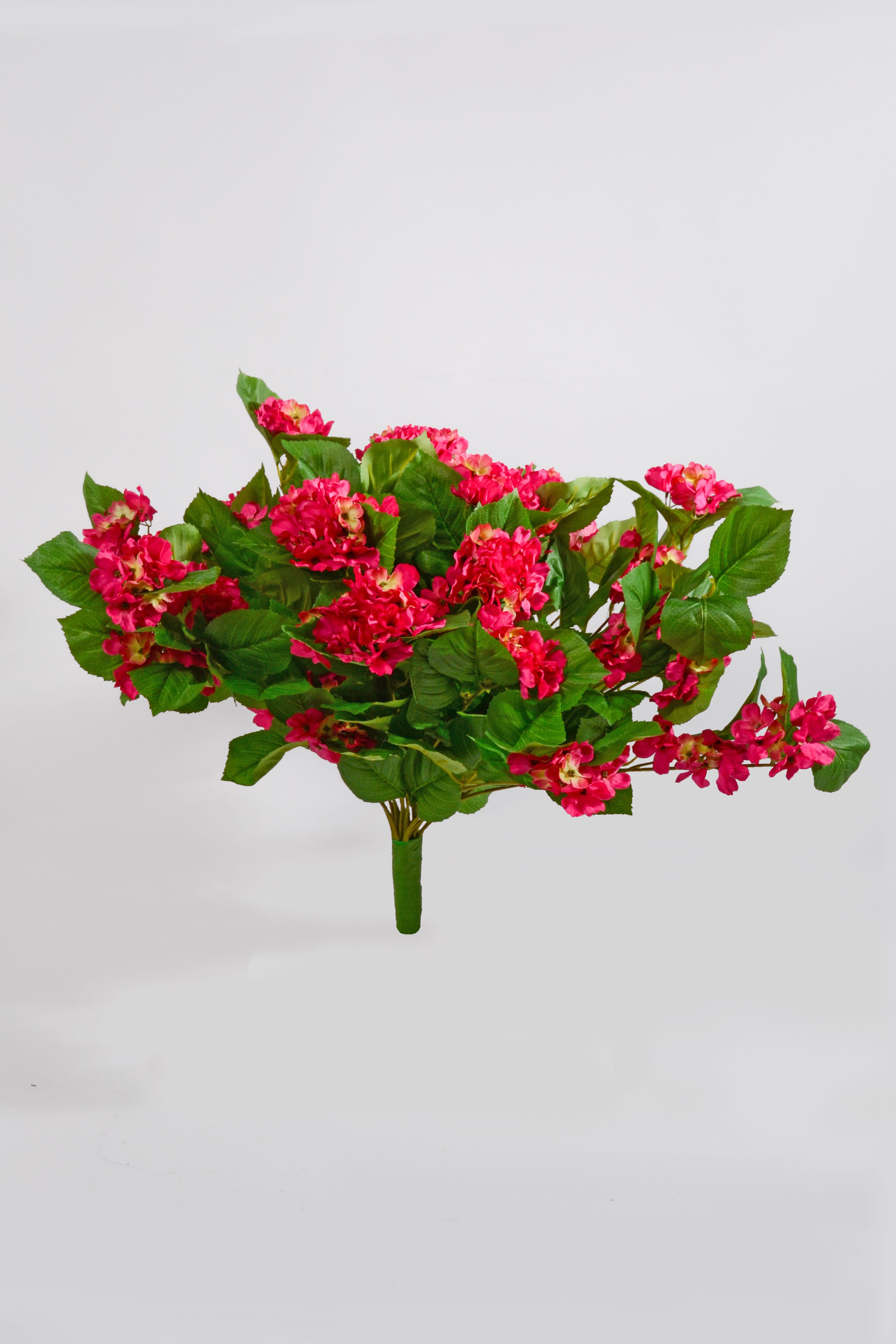 21" Uv Silk Hanging Hydrangea Plant Hot Pink