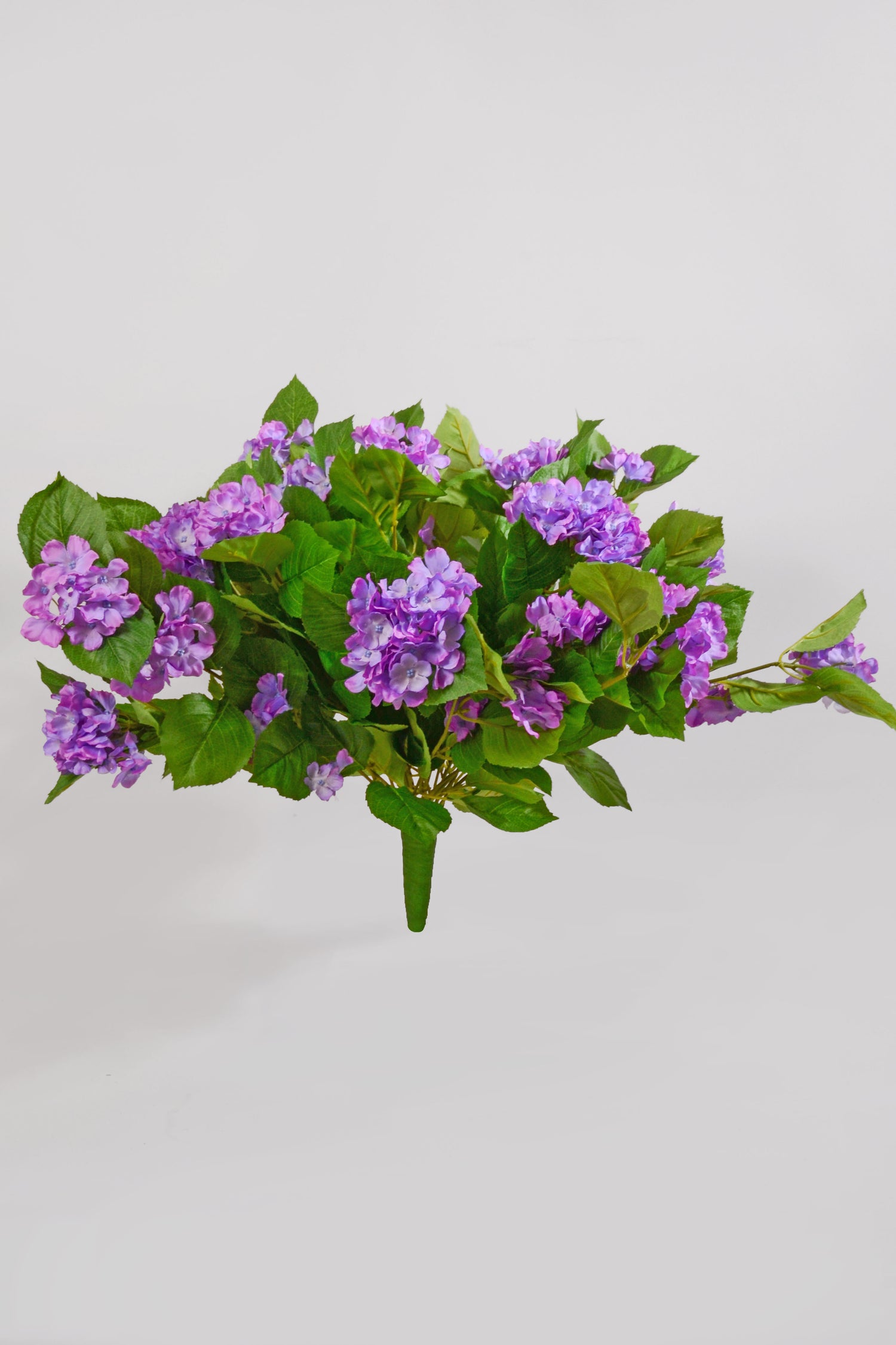 21" Uv Silk Hanging Hydrangea Plant Lavender