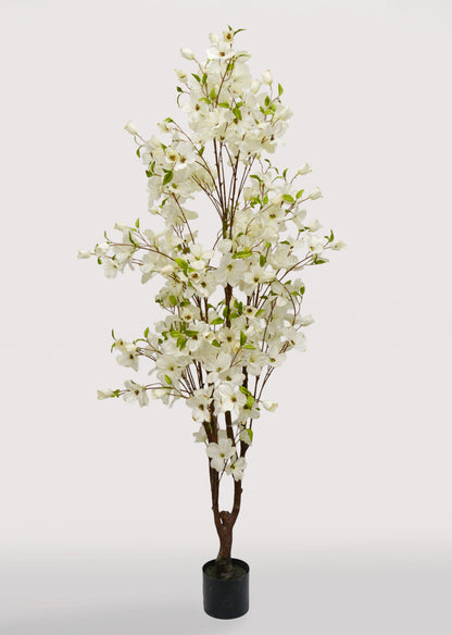 5.5Ft Artificial Southern Dogwood Tree Blush