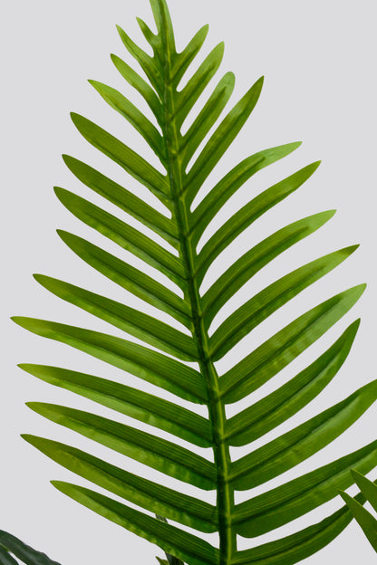 63" Artificial Areca Palm Tree In Pot Green