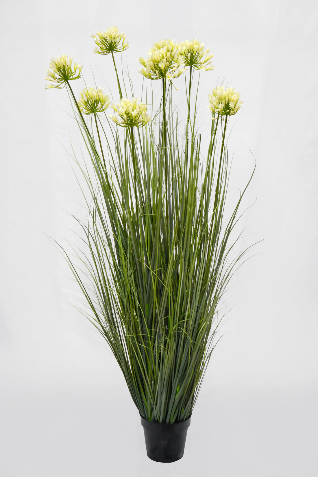 59" Artificial Agapanthus Grass Plant Cream