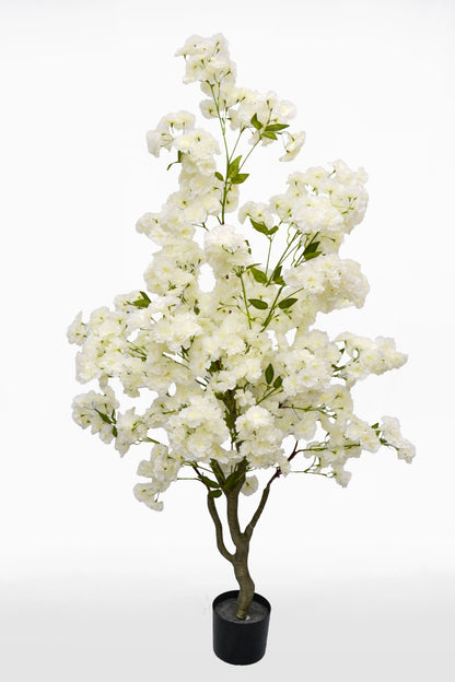 5Ft Artificial Cherry Blossom Tree White