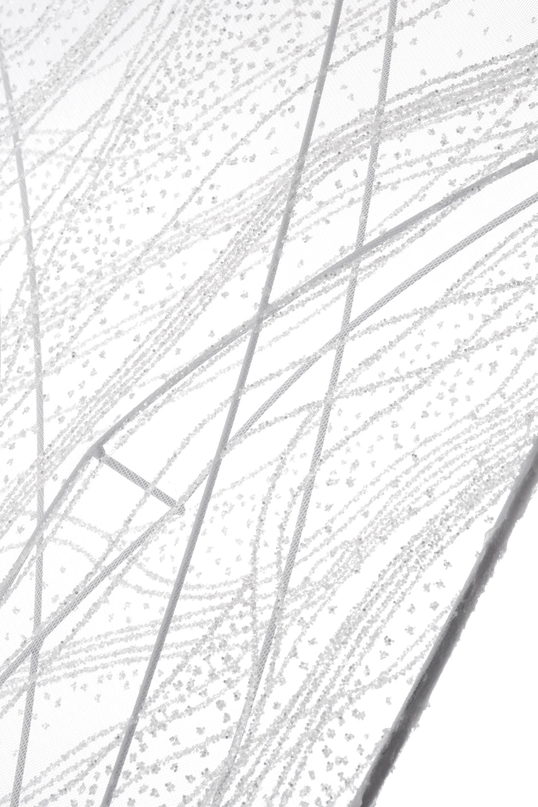 36" Lamp Butterfly Stand White