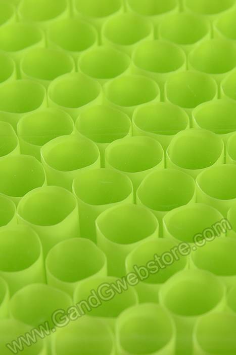 8.25" Plastic Straight Straw Green Pkg/250