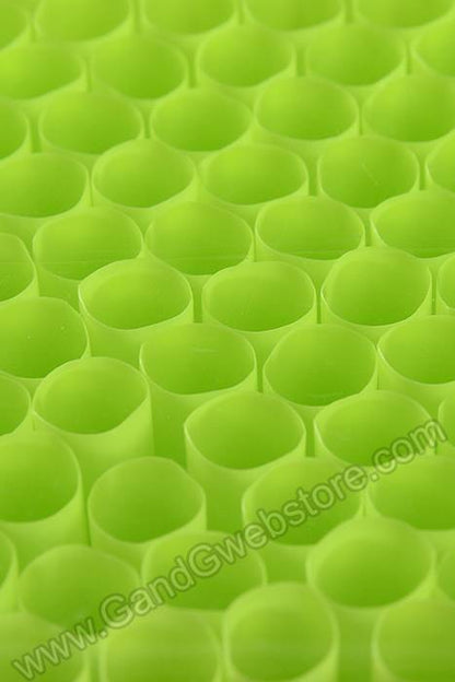 8.25" Plastic Straight Straw Green Pkg/250