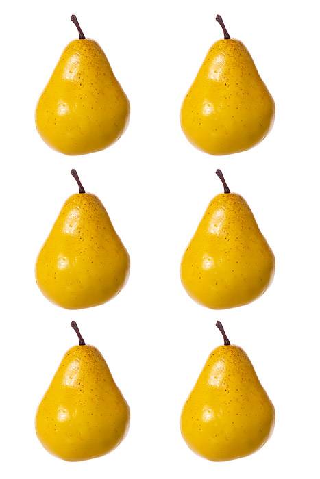 4.5" Pear Yellow Pkg/6