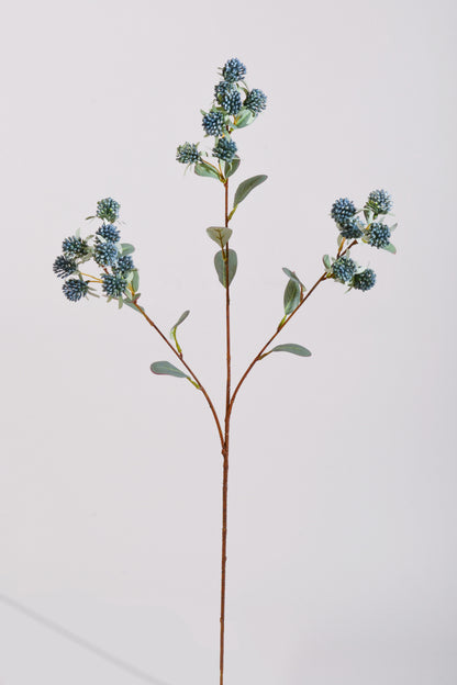 31" Artificial Lucky Berry Spray Blue