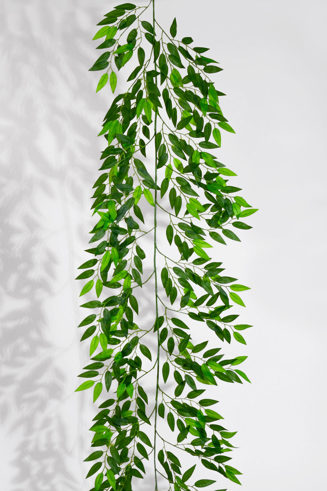 5.5Ft Artificial Smilax Leaf Garland Green/Two tone