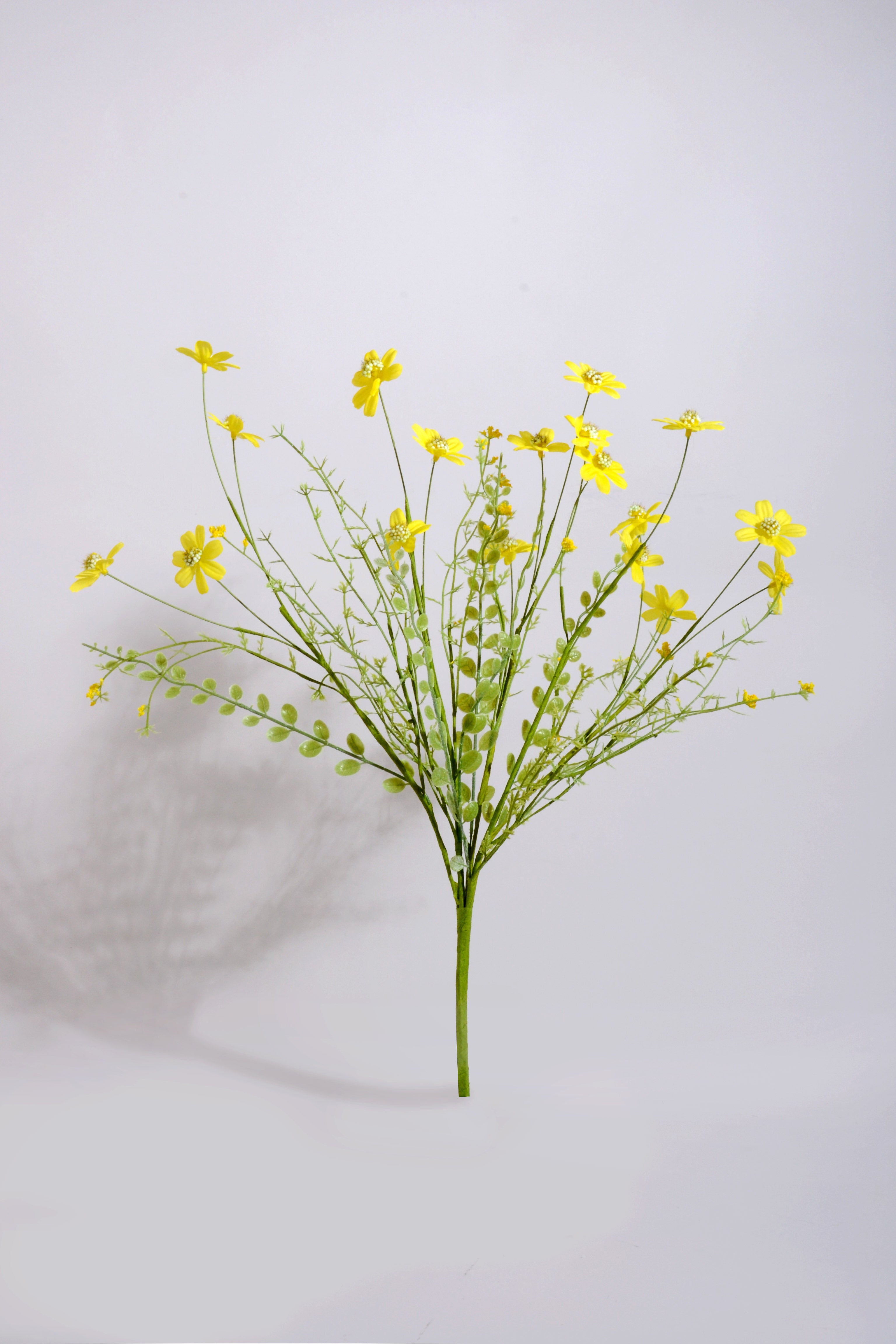 22" Silk Wild Daisy Bush Yellow