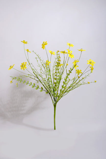 22" Silk Wild Daisy Bush Yellow