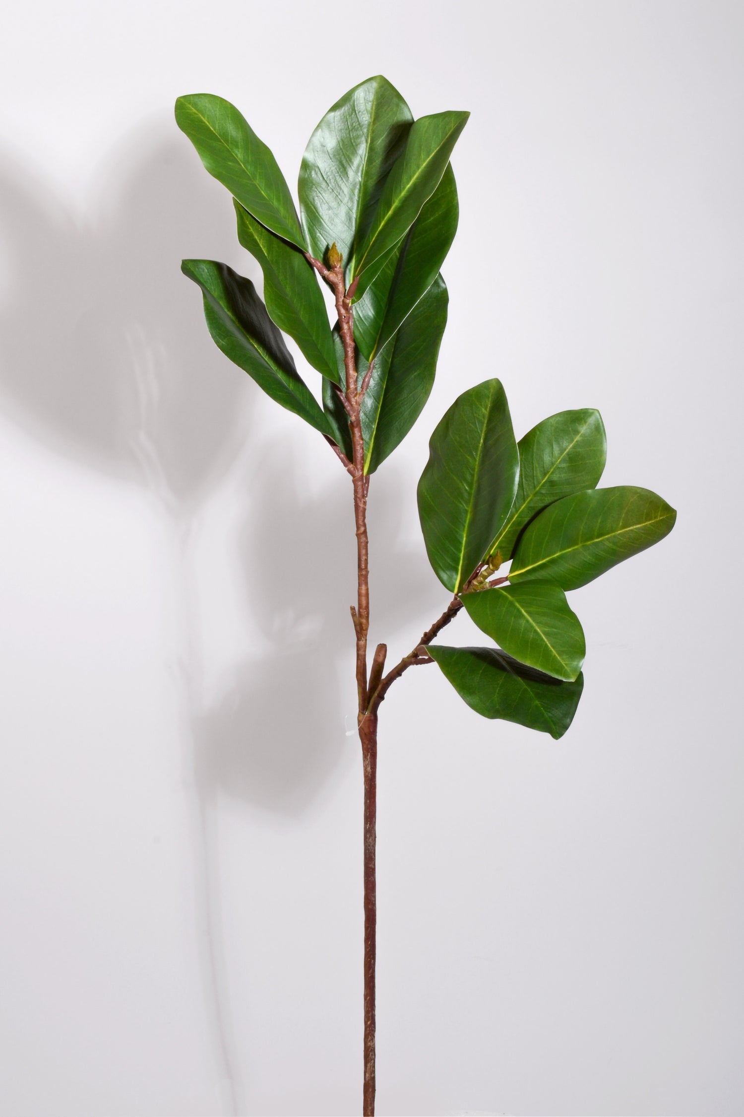 39" Artificial Magnolia Leaf Spray Green
