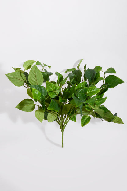 16" Uv Artificial Protected Philo Bush Green