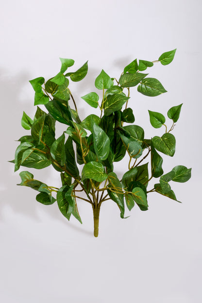 19" Uv Artificial Protected Philo Bush Green