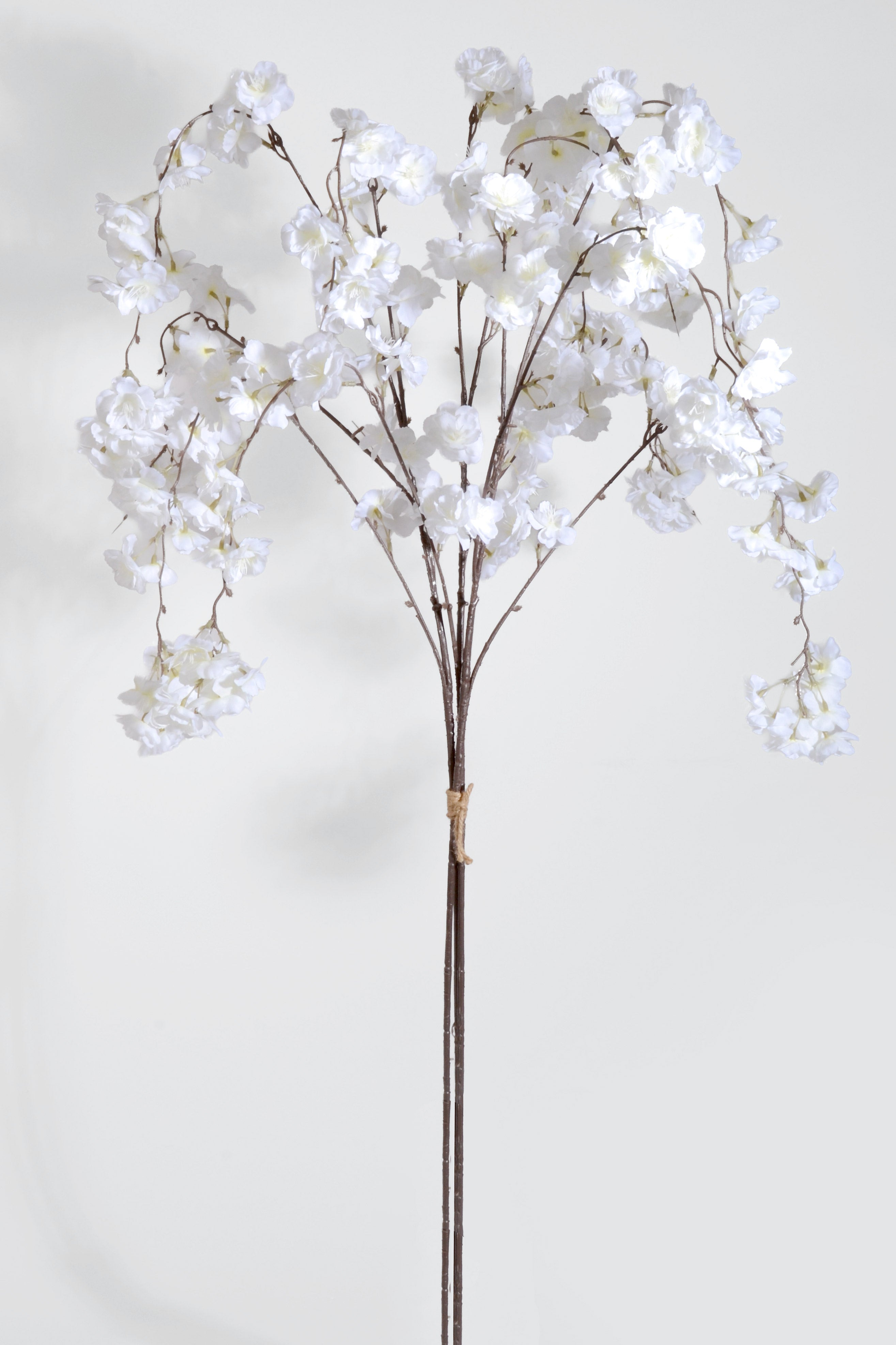 54" Silk Weeping Cherry Blossom Bundle Cream