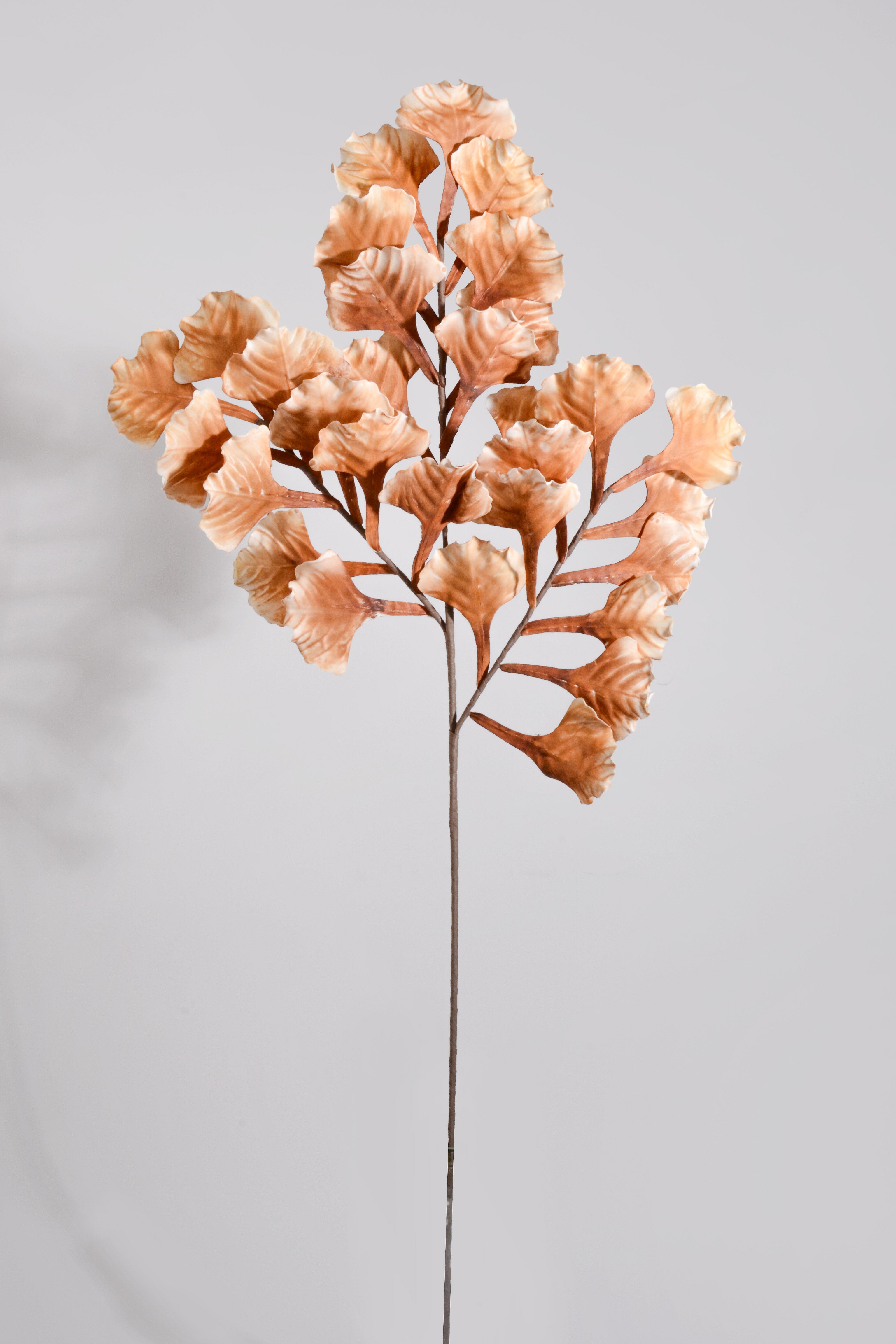 48" Artificial Eva Leaves Spray Peach