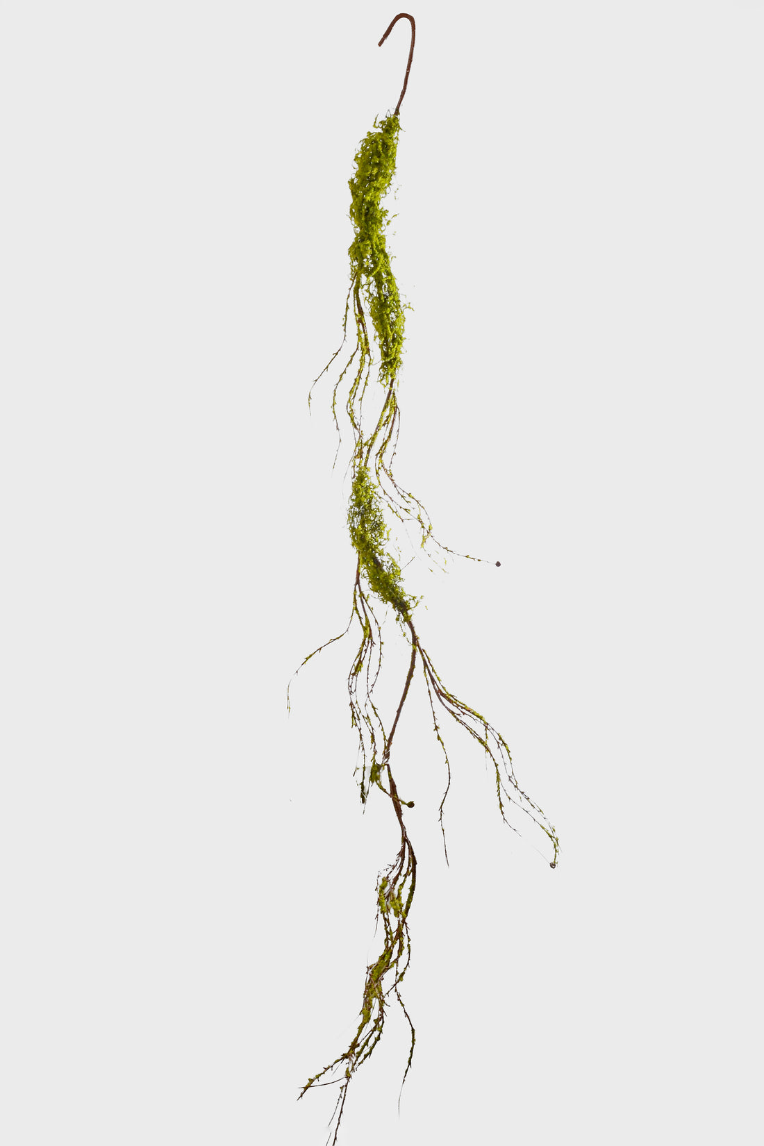 78" Artificial Moss Branch Garland Green