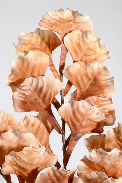 48" Artificial Eva Leaves Spray Peach