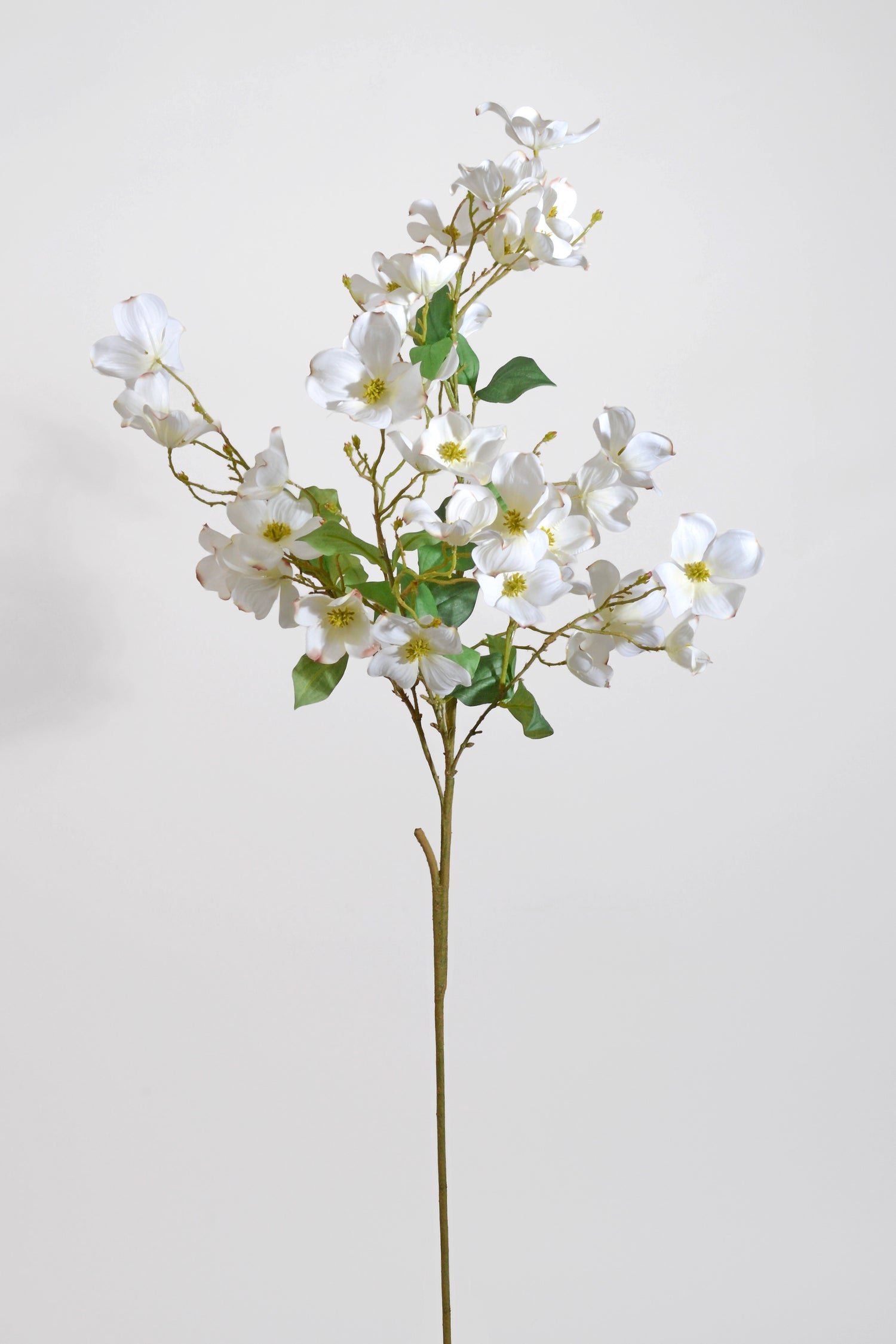 47" Silk Dogwood Spray White