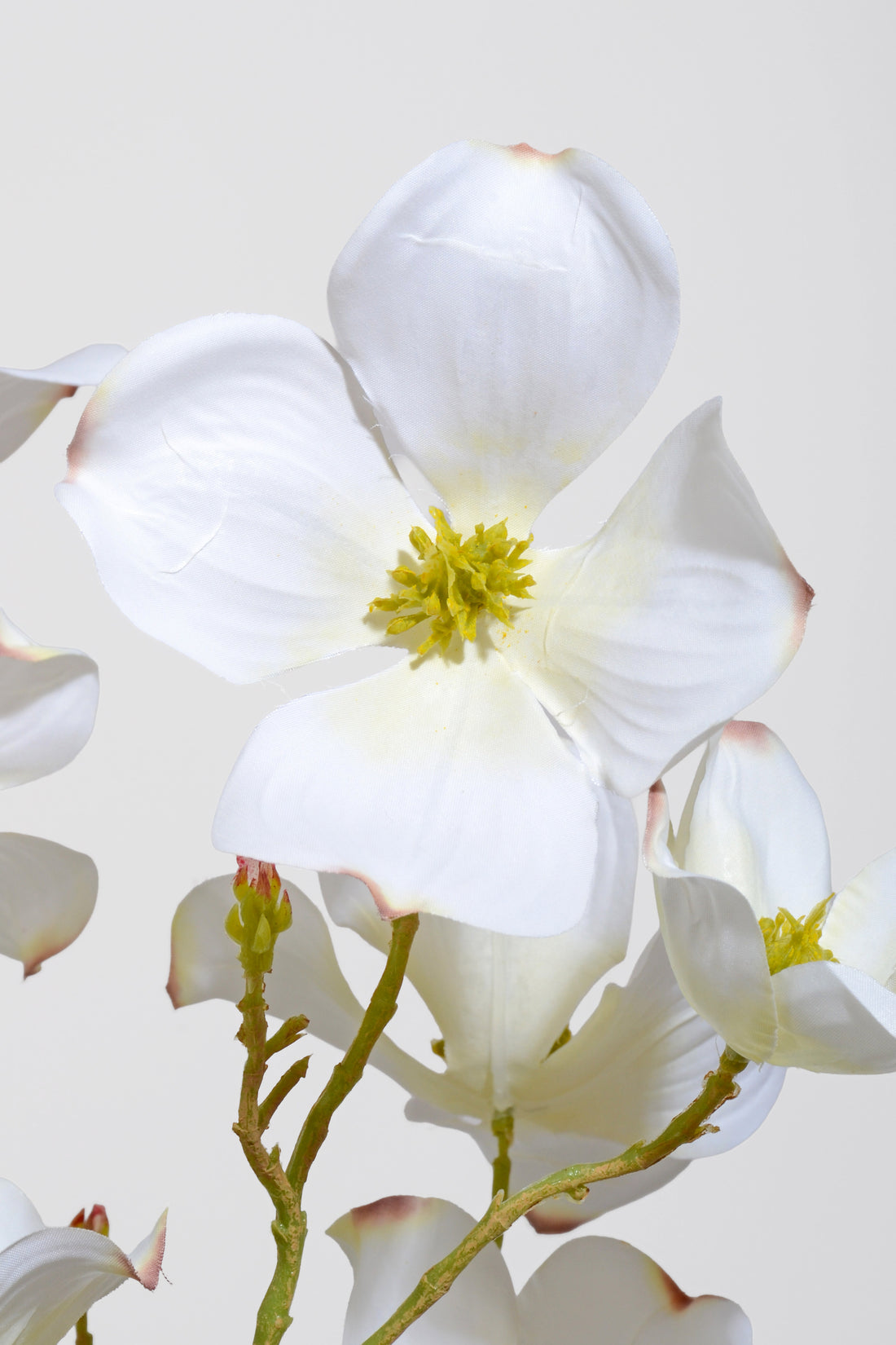 47" Silk Dogwood Spray White