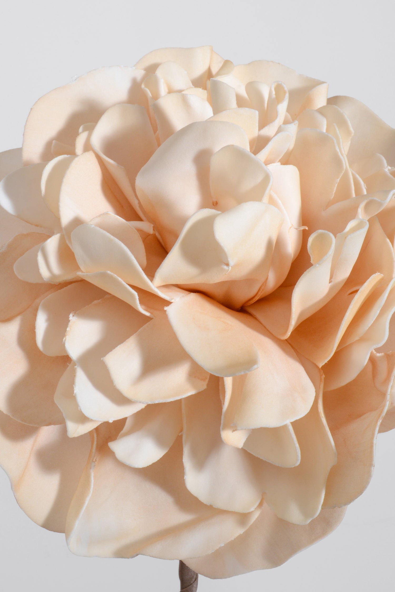 30" Artificial Eva Flower Stem Beige