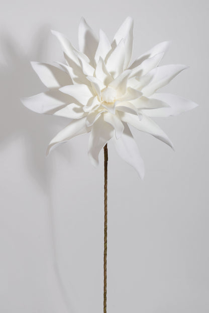 37" Silk Dahlia Spray White