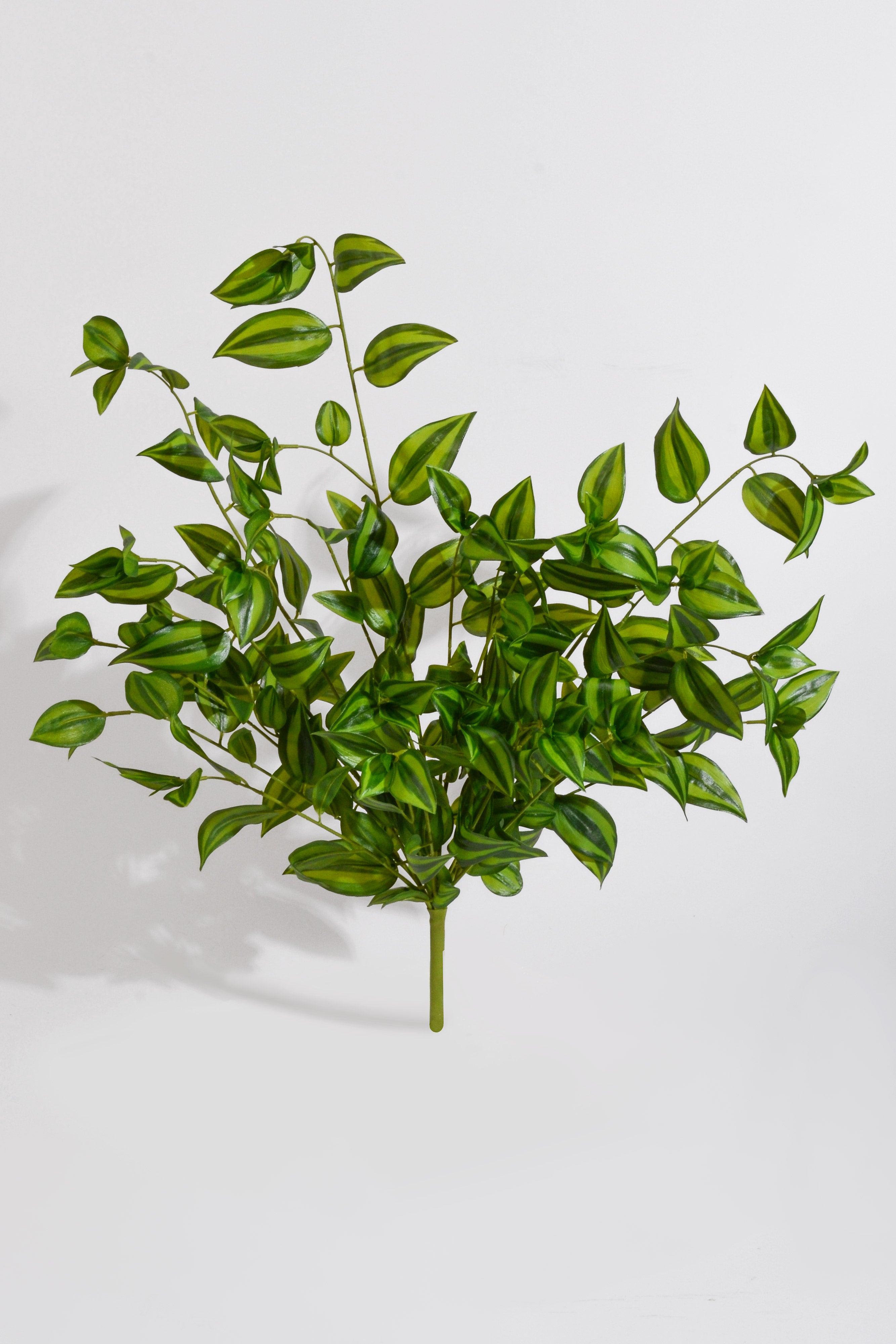 26" Artificial UV Natural Touch Hanging Tradescantia Two Tone Green